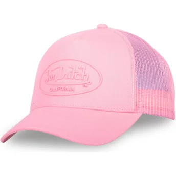 Kapa zaobljena ružičasta snapback LOG03 Von Dutch