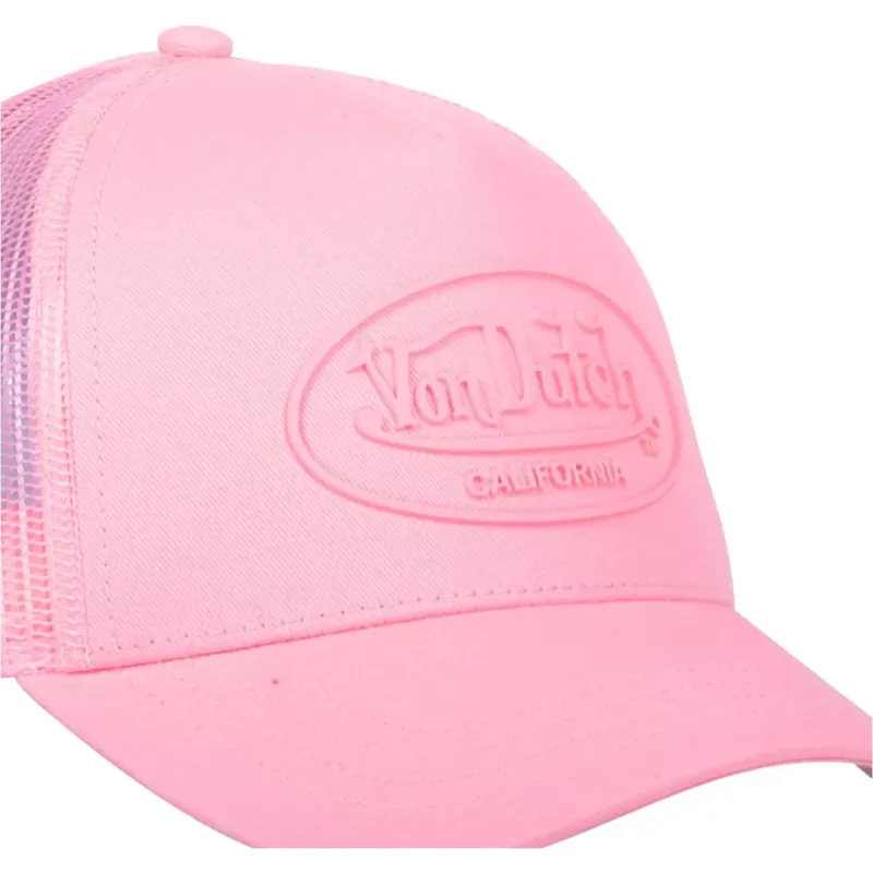 kapa-zaobljena-ruzicasta-snapback-log03-von-dutch