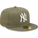 kapa-ravna-zelena-prilagodena-59fifty-league-essential-new-york-yankees-mlb-new-era