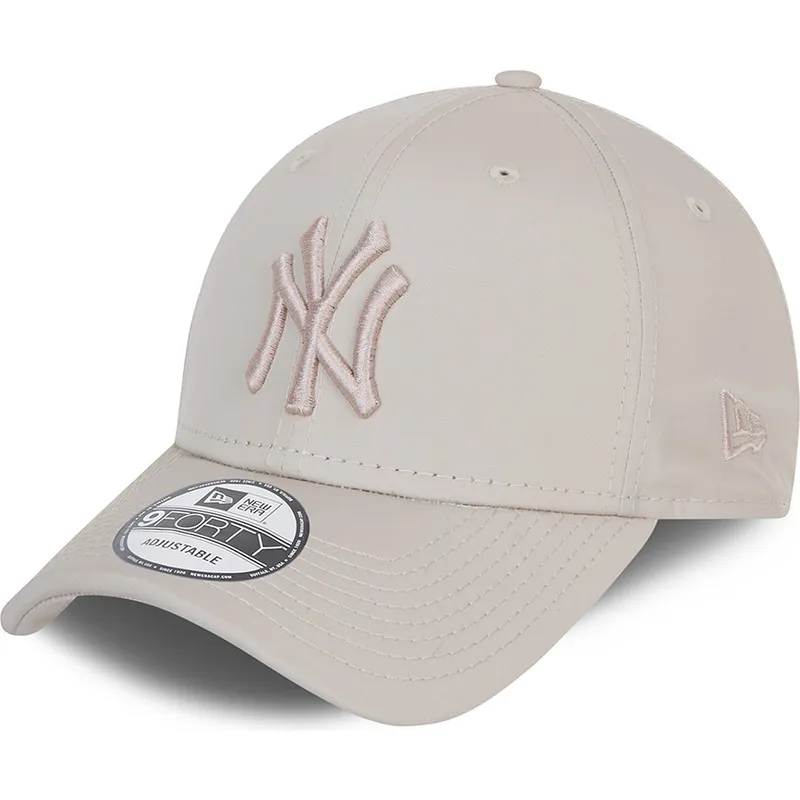 cap-zaobljena-beige-adjustable-strap-9forty-league-essential-poly-new-york-yankees-mlb-new-era cap-zaobljena-beige-adjustable-strap-9forty-league-essential-poly-new-york-yankees-mlb-new-era