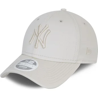 Kapa zaobljena siva podesiva traka 9FORTY Tonal New York Yankees MLB New Era