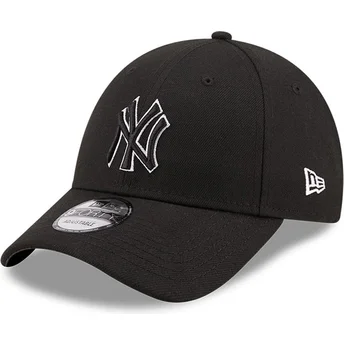 Cap zaobljena black adjustable strap 9FORTY Pop Outline New York Yankees MLB New Era