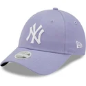 cap-zaobljena-violet-adjustable-strap-9forty-league-essential-new-york-yankees-mlb-new-era