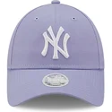 cap-zaobljena-violet-adjustable-strap-9forty-league-essential-new-york-yankees-mlb-new-era