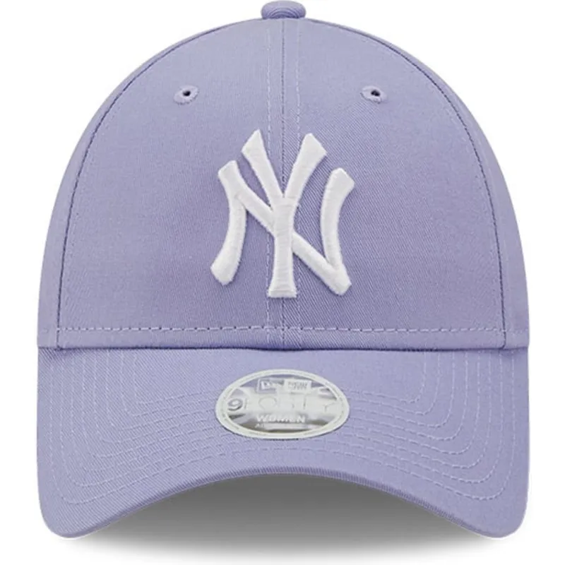 cap-zaobljena-violet-adjustable-strap-9forty-league-essential-new-york-yankees-mlb-new-era