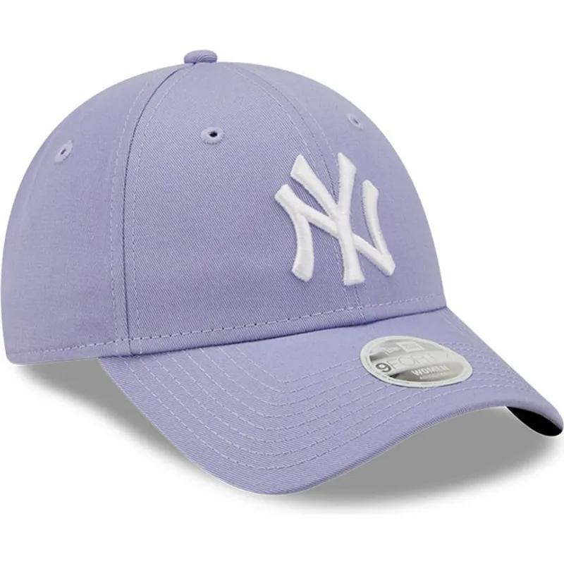 cap-zaobljena-violet-adjustable-strap-9forty-league-essential-new-york-yankees-mlb-new-era