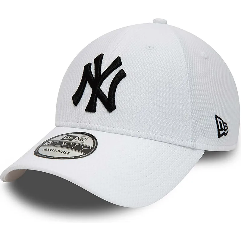 kapa-zaobljena-bijela-podesiv-9forty-diamond-era-essential-new-york-yankees-mlb-new-era