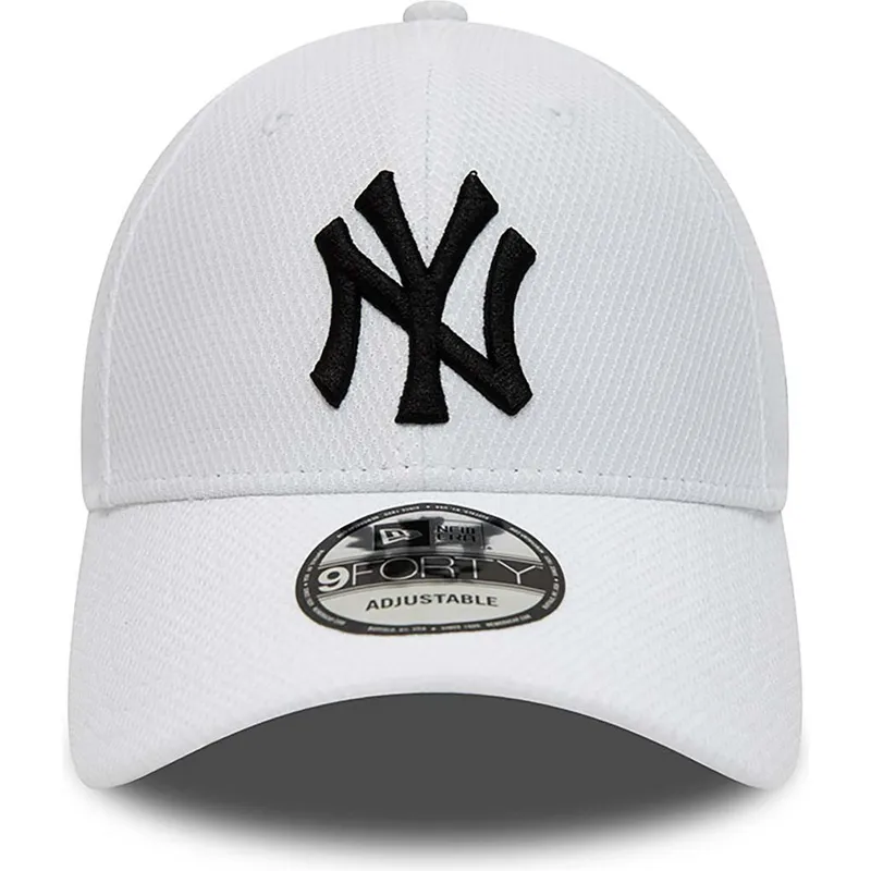 kapa-zaobljena-bijela-podesiv-9forty-diamond-era-essential-new-york-yankees-mlb-new-era