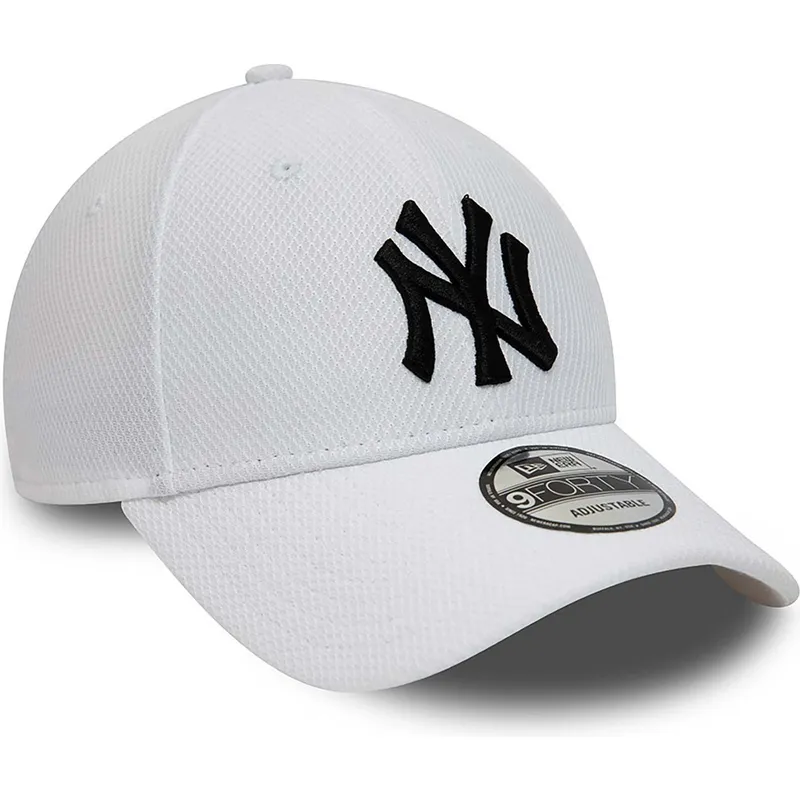 kapa-zaobljena-bijela-podesiv-9forty-diamond-era-essential-new-york-yankees-mlb-new-era