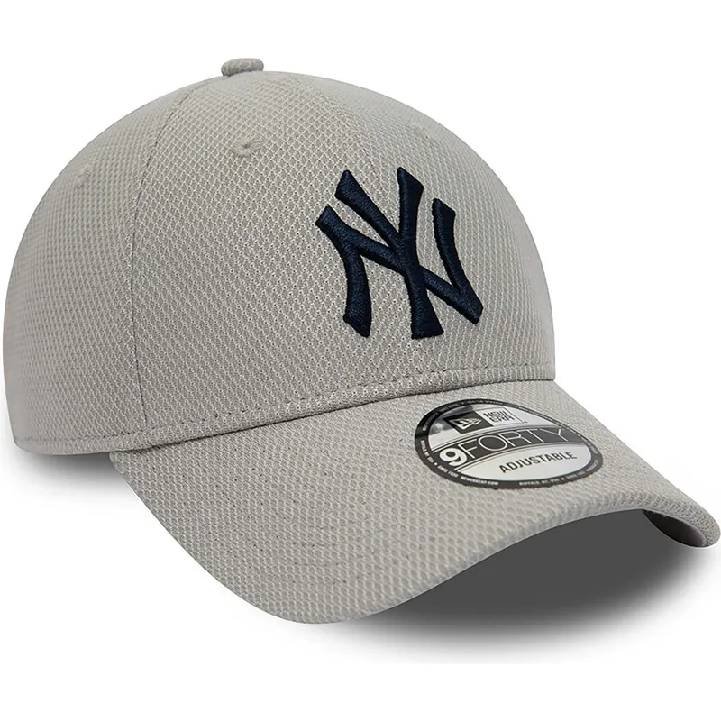 kapa-zaobljena-siva-podesiv-9forty-diamond-era-essential-new-york-yankees-mlb-new-era