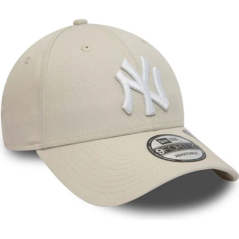 cap-zaobljena-beige-adjustable-strap-9forty-repreve-league-essential-new-york-yankees-mlb-new-era