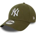 kapa-zaobljena-zelena-podesiv-9forty-jersey-essential-new-york-yankees-mlb-new-era