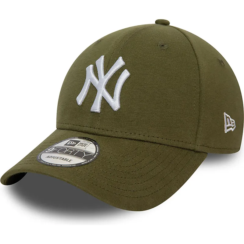 kapa-zaobljena-zelena-podesiv-9forty-jersey-essential-new-york-yankees-mlb-new-era