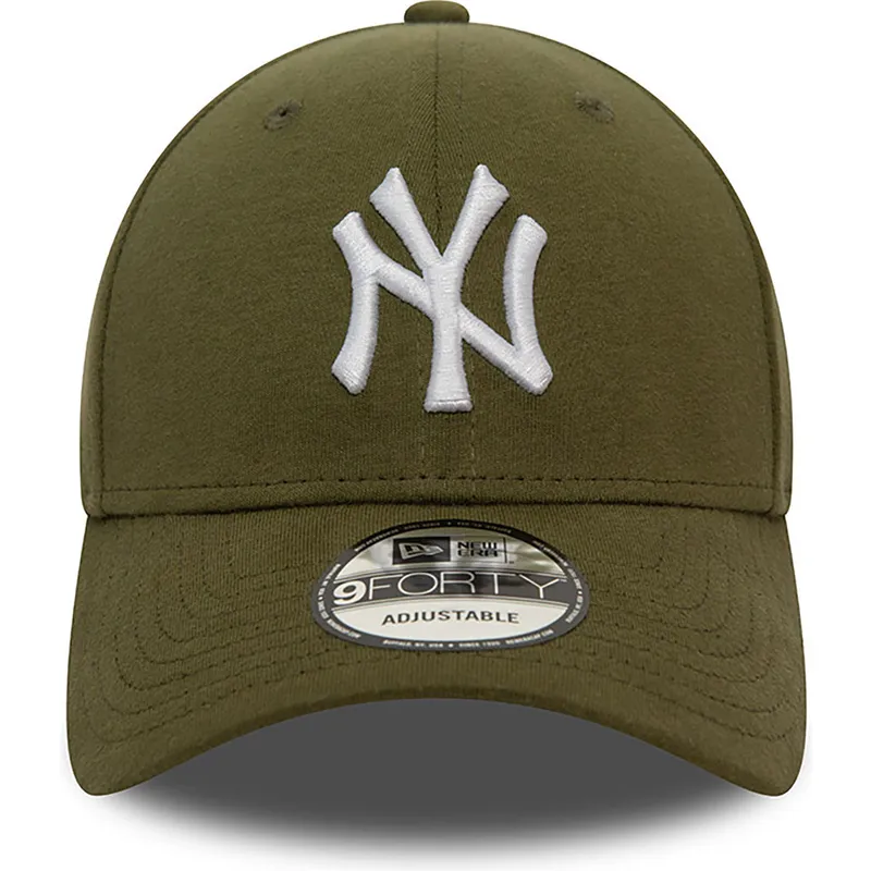 kapa-zaobljena-zelena-podesiv-9forty-jersey-essential-new-york-yankees-mlb-new-era