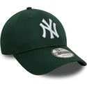 kapa-zaobljena-zelena-podesiv-9forty-league-essential-new-york-yankees-mlb-new-era