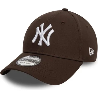 Kapa zaobljena smeđa podesiv 9FORTY League Essential New York Yankees MLB New Era