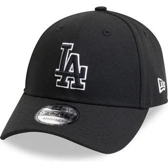 Cap zaobljena black adjustable strap 9FORTY Pop Outline Los Angeles Dodgers MLB New Era