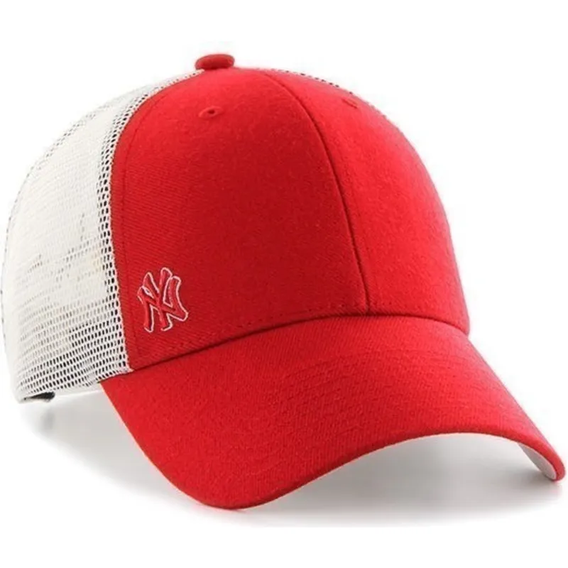 kapa-zaobljena-crvena-snapback-new-york-yankees-mlb-47-brand