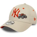 kapa-zaobljena-bez-podesiv-za-djecu-9forty-graphic-monster-truck-new-york-yankees-mlb-new-era