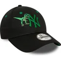 kapa-zaobljena-crna-podesiv-za-djecu-9forty-graphic-new-york-yankees-mlb-new-era