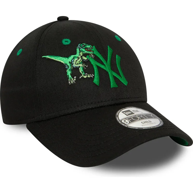 kapa-zaobljena-crna-podesiv-za-djecu-9forty-graphic-new-york-yankees-mlb-new-era