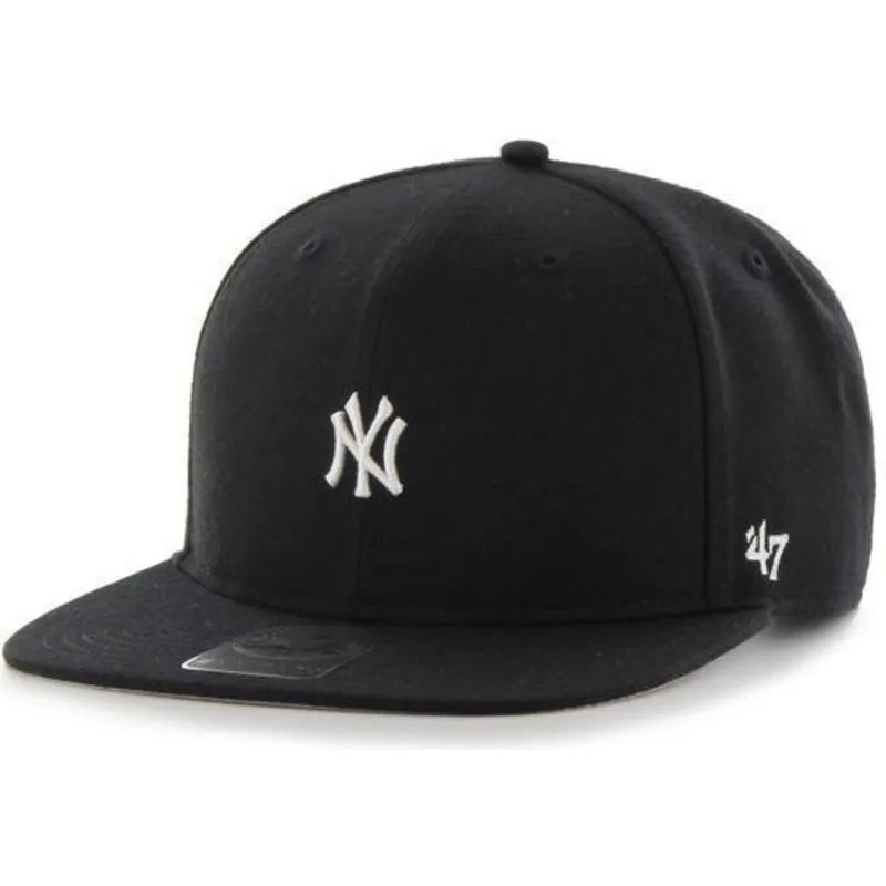kapa-ravna-crna-snapback-new-york-yankees-mlb-47-brand