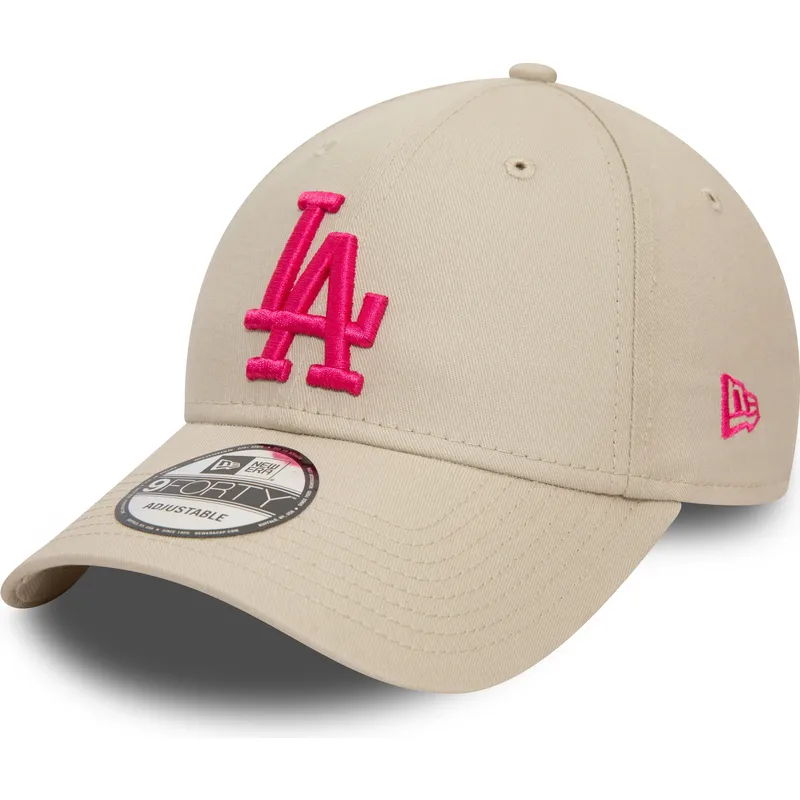 kapa-zaobljena-bez-podesiv-rosa-9forty-league-essential-los-angeles-dodgers-mlb-new-era