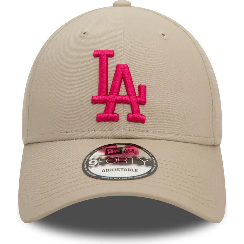 kapa-zaobljena-bez-podesiv-rosa-9forty-league-essential-los-angeles-dodgers-mlb-new-era
