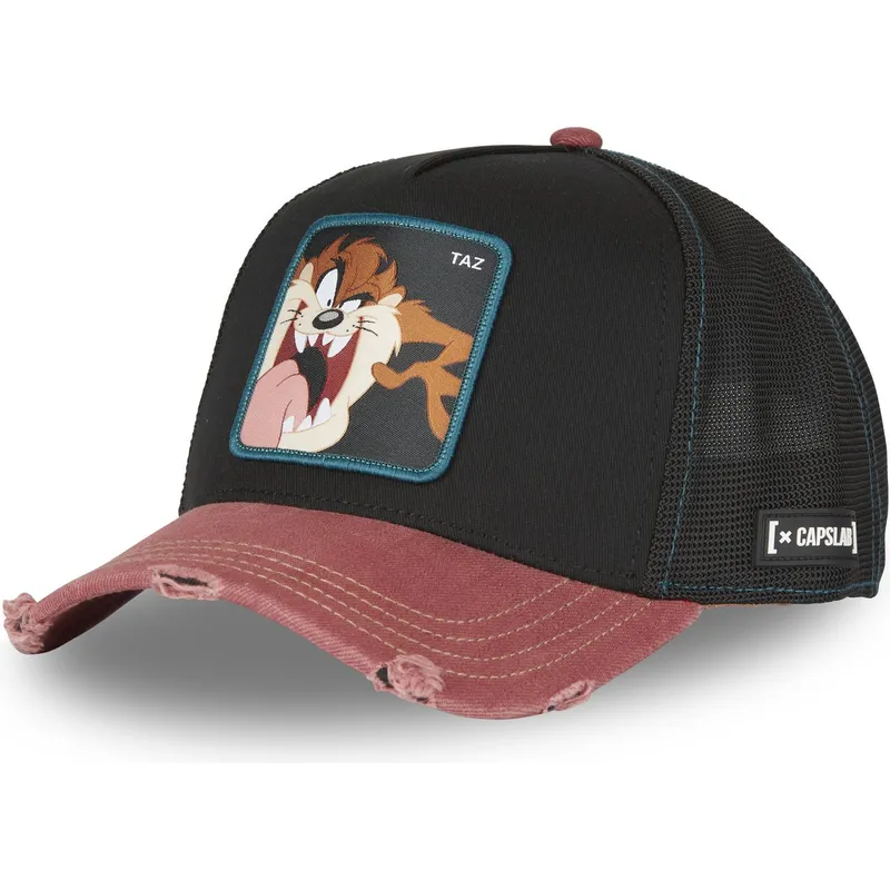kapa-zaobljena-crna-snapback-tasmanski-vrag-looney-tunes-capslab