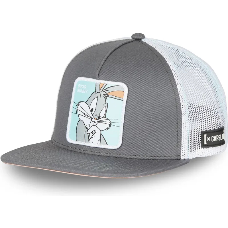 kapa-ravna-siva-snapback-loo8-bug-zeko-dusko-looney-tunes-capslab