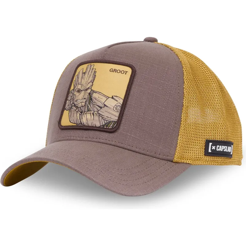kapa-zaobljena-smeda-snapback-gro1-groot-marvel-comics-capslab