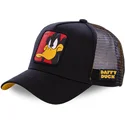 kapa-zaobljena-crna-snapback-za-djecu-kiddaf1-patak-daca-looney-tunes-capslab