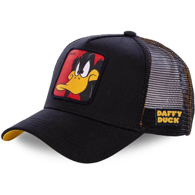 kapa-zaobljena-crna-snapback-za-djecu-kiddaf1-patak-daca-looney-tunes-capslab