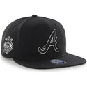 kapa-ravna-crna-snapback-atlanta-braves-mlb-47-brand