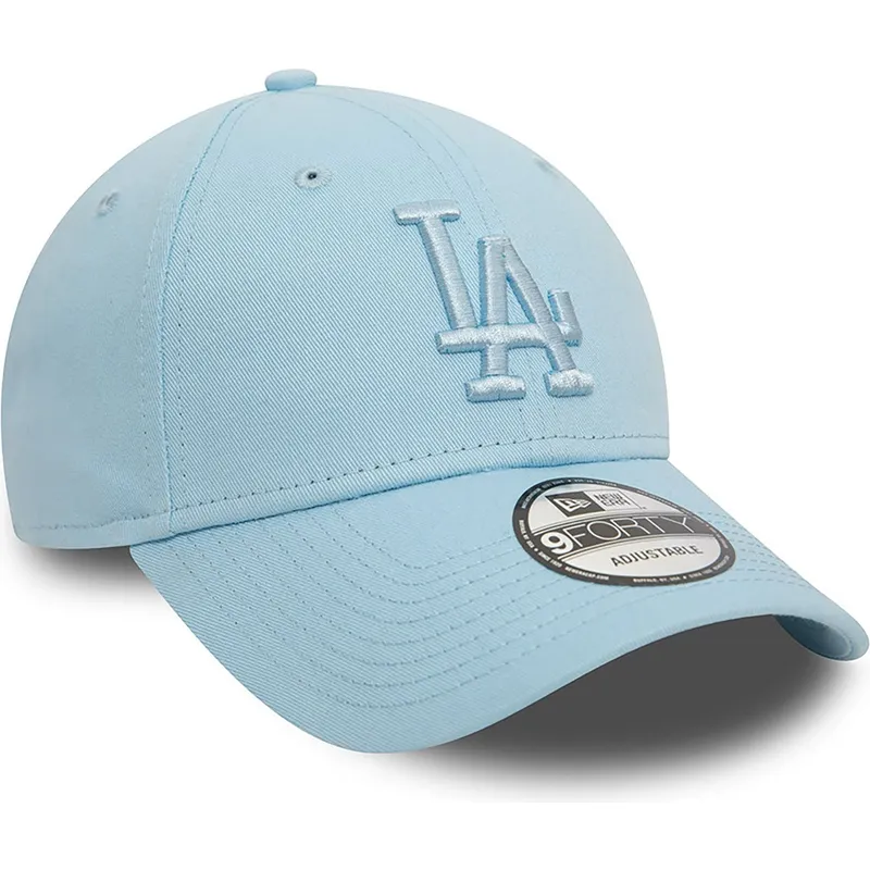 kapa-zaobljena-plava-podesiv-9forty-league-essential-los-angeles-dodgers-mlb-new-era