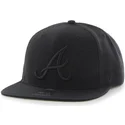 kapa-ravna-crna-snapback-atlanta-braves-mlb-47-brand
