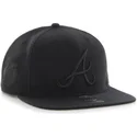 kapa-ravna-crna-snapback-atlanta-braves-mlb-47-brand