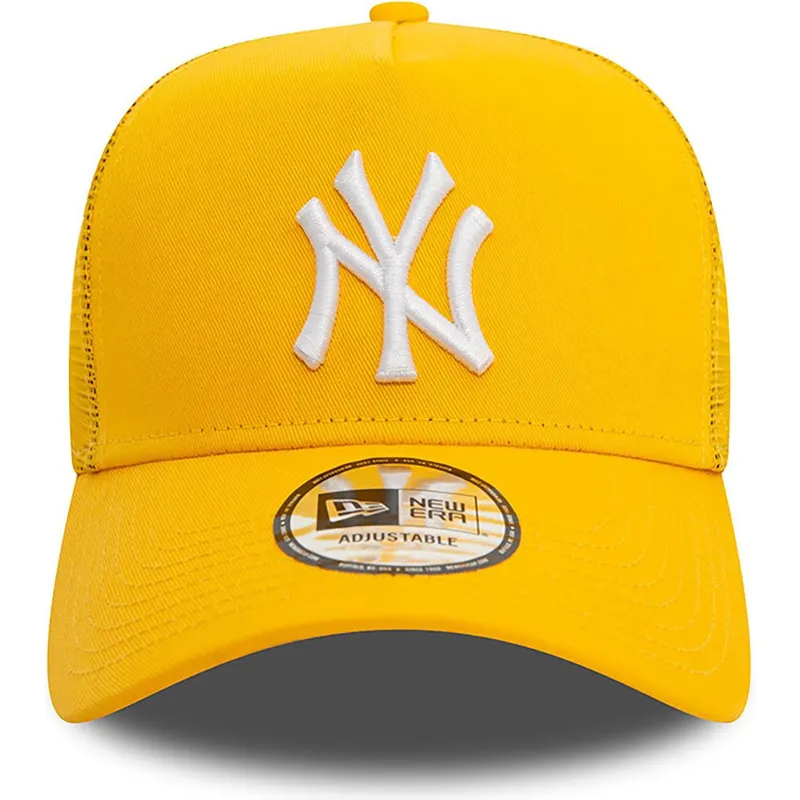 kapa-zaobljena-zuta-snapback-a-frame-league-essential-new-york-yankees-mlb-new-era