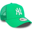 kapa-zaobljena-zelena-snapback-a-frame-league-essential-new-york-yankees-mlb-new-era
