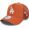 kapa-zaobljena-smeda-snapback-a-frame-league-essential-los-angeles-dodgers-mlb-new-era