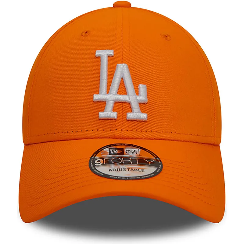 kapa-zaobljena-narancasta-podesiv-9forty-league-essential-los-angeles-dodgers-mlb-new-era