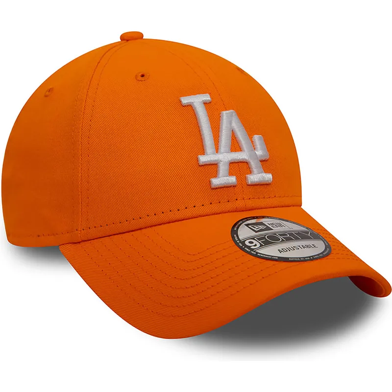 kapa-zaobljena-narancasta-podesiv-9forty-league-essential-los-angeles-dodgers-mlb-new-era