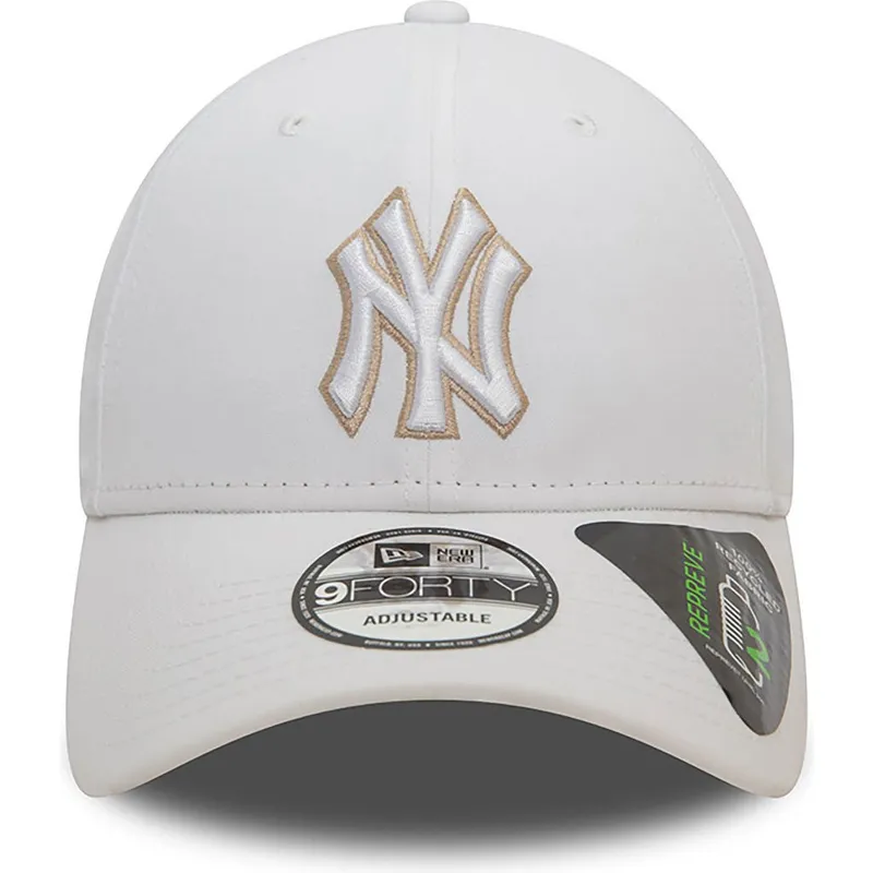 kapa-zaobljena-bijela-podesiv-9forty-repreve-outline-new-york-yankees-mlb-new-era kapa-zaobljena-bijela-podesiv-9forty-repreve-outline-new-york-yankees-mlb-new-era