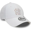 kapa-zaobljena-bijela-podesiv-9forty-repreve-outline-new-york-yankees-mlb-new-era