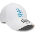 kapa-zaobljena-bijela-podesiv-9forty-team-outline-los-angeles-dodgers-mlb-new-era