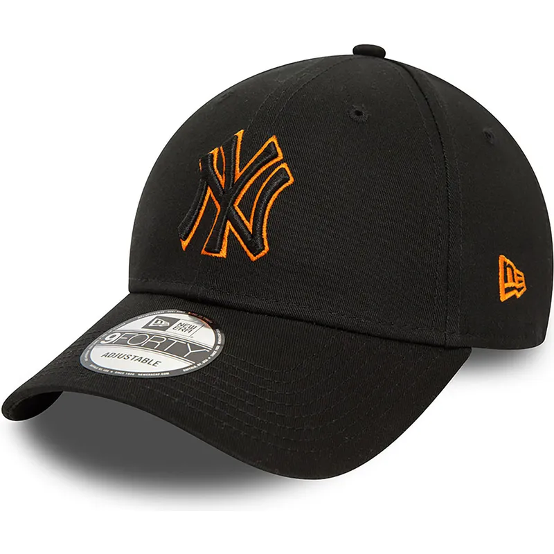 kapa-zaobljena-crna-podesiv-9forty-team-outline-new-york-yankees-mlb-new-era