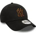 kapa-zaobljena-crna-podesiv-9forty-team-outline-new-york-yankees-mlb-new-era
