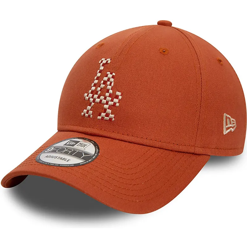 kapa-zaobljena-smeda-podesiv-9forty-seasonal-infill-los-angeles-dodgers-mlb-new-era