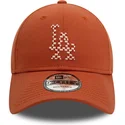 kapa-zaobljena-smeda-podesiv-9forty-seasonal-infill-los-angeles-dodgers-mlb-new-era