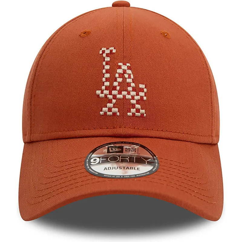 kapa-zaobljena-smeda-podesiv-9forty-seasonal-infill-los-angeles-dodgers-mlb-new-era